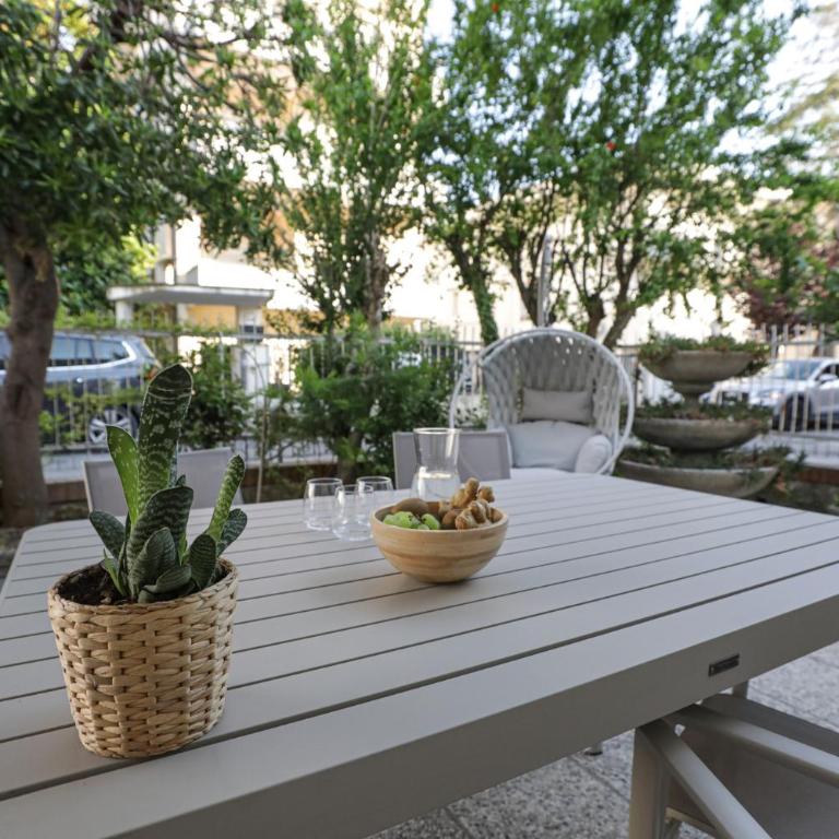 Nuovo appartamento moderno con parcheggio, a 200m dal mare, aria condizionata - Deluxe Two-Bedroom Apartment with Garden View - 28