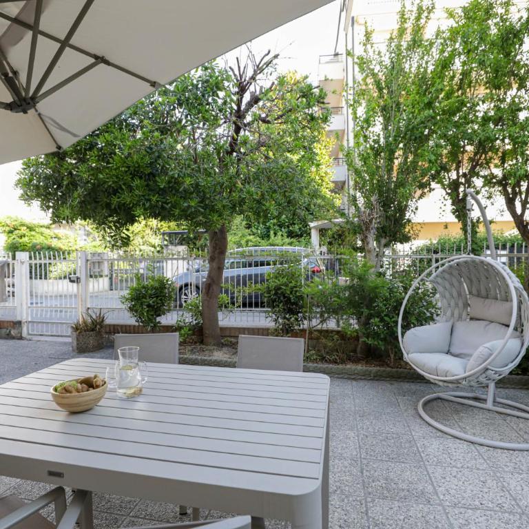 Nuovo appartamento moderno con parcheggio, a 200m dal mare, aria condizionata - Deluxe Two-Bedroom Apartment with Garden View - 35