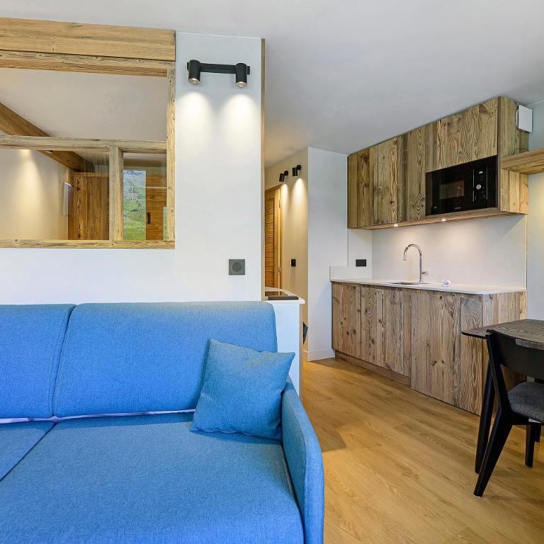Appartement Le Panorama Des Pistes - Superior Apartment mit 1 Schlafzimmer und Balkon - 4
