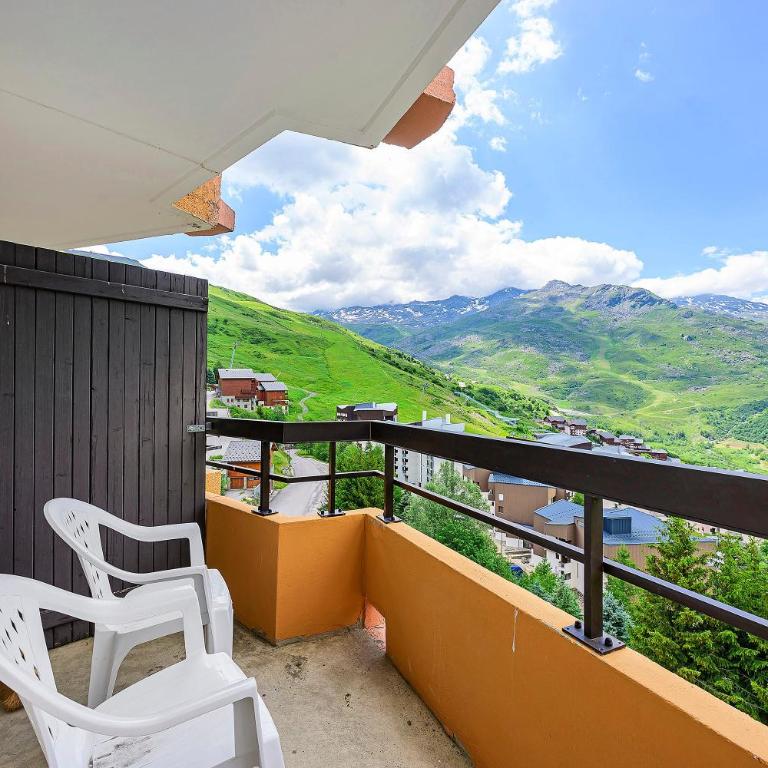 Appartement Le Panorama Des Pistes - Superior Apartment mit 1 Schlafzimmer und Balkon - 9