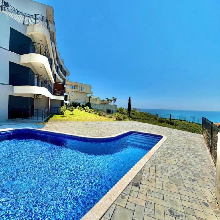 SeaSide Luxury Pool Apartments - Studio-Apartment mit Balkon - 2