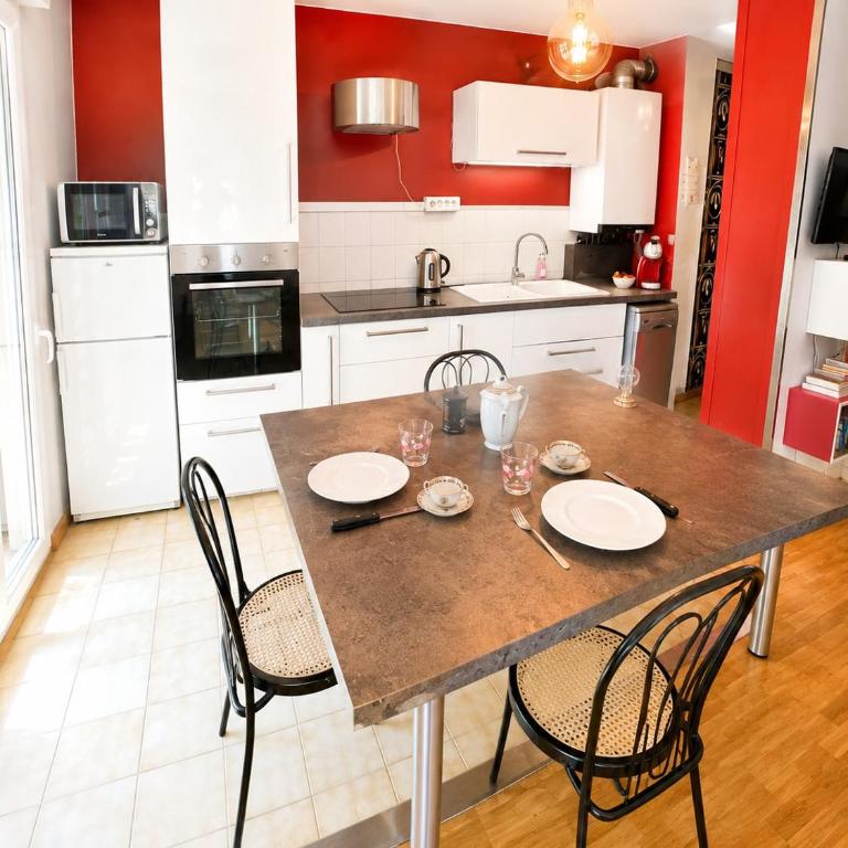 Excellent! Terrace, garden, garage, secured - Appartement 1 Chambre - 8