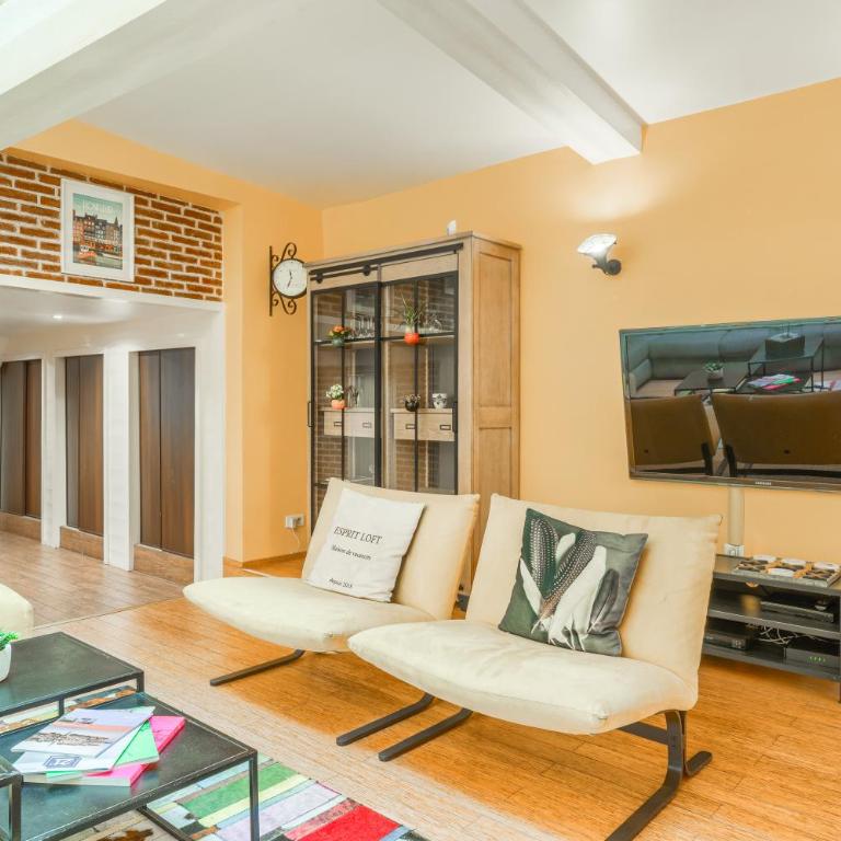 L'Esprit Loft - Terrasses Privatives - Honfleur Centre Historique - Haus mit 3 Schlafzimmern - 3