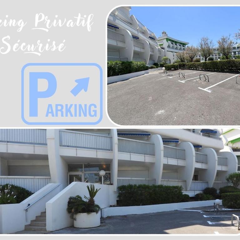 Studio - Résidence en 1ère ligne de la Plage - Parking privé sécurisé - One-Bedroom Apartment - 4