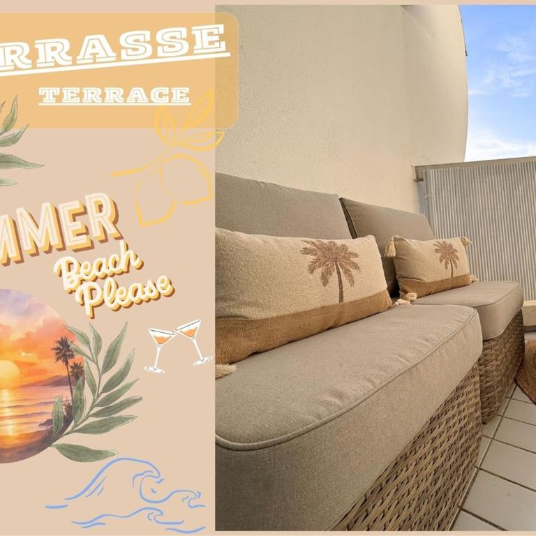Studio - Résidence en 1ère ligne de la Plage - Parking privé sécurisé - One-Bedroom Apartment - 16
