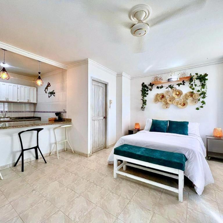 Apartamentos cerca a la playa, Los Laureles - By Bedviajes - Estudio - 7