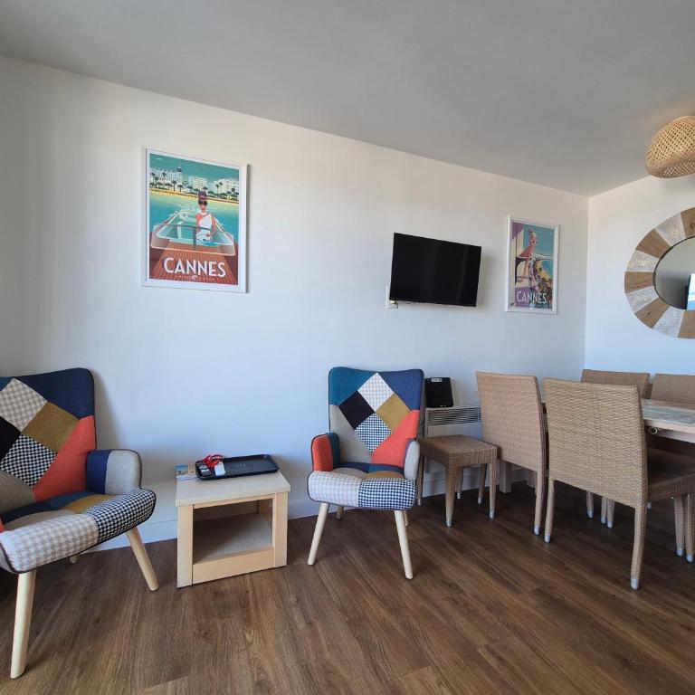 Cannes Francia - Vue mer - Piscine - Clim - Parking - Appartement 1 Chambre - 8