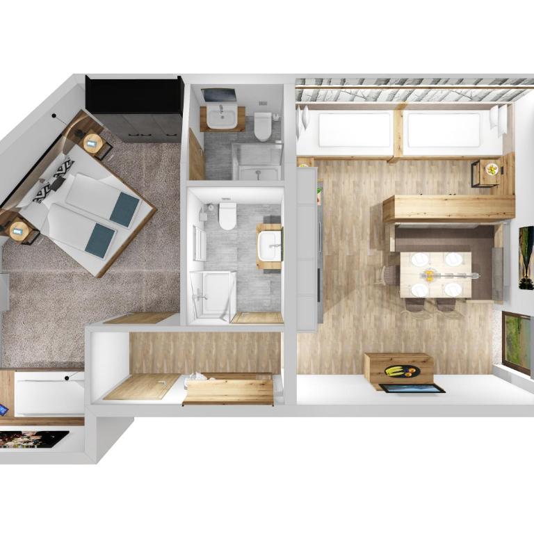 Haus Enzian - Apartment mit Balkon - 9