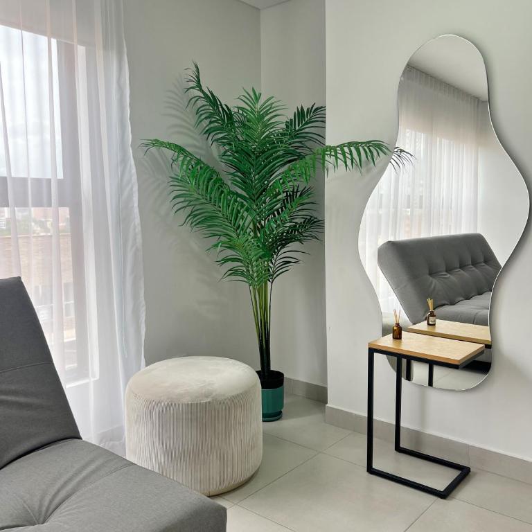 Suite de lujo cama king con AC - One-Bedroom Apartment - 15