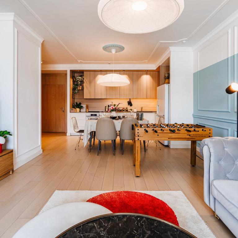 WF Waterfront Pearl wTerrace, Parking & Foosball - Three-Bedroom Premium Apartment with Balcony - 20