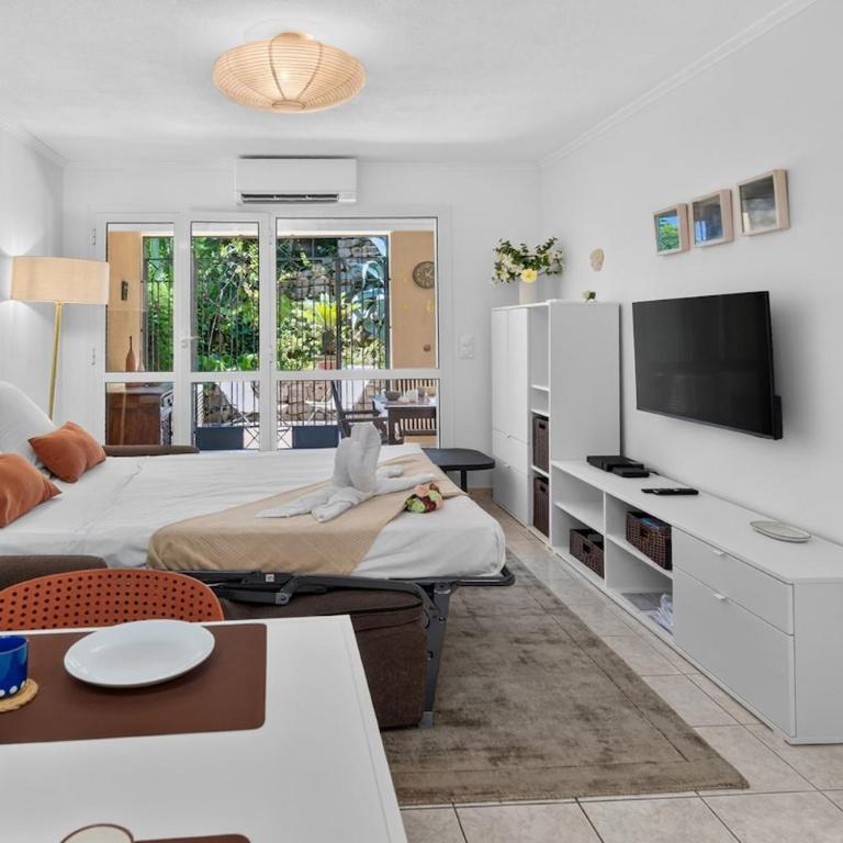 Appart avec terrasse, patio et garage à Menton - Appartement 1 Chambre avec Jardin - 4