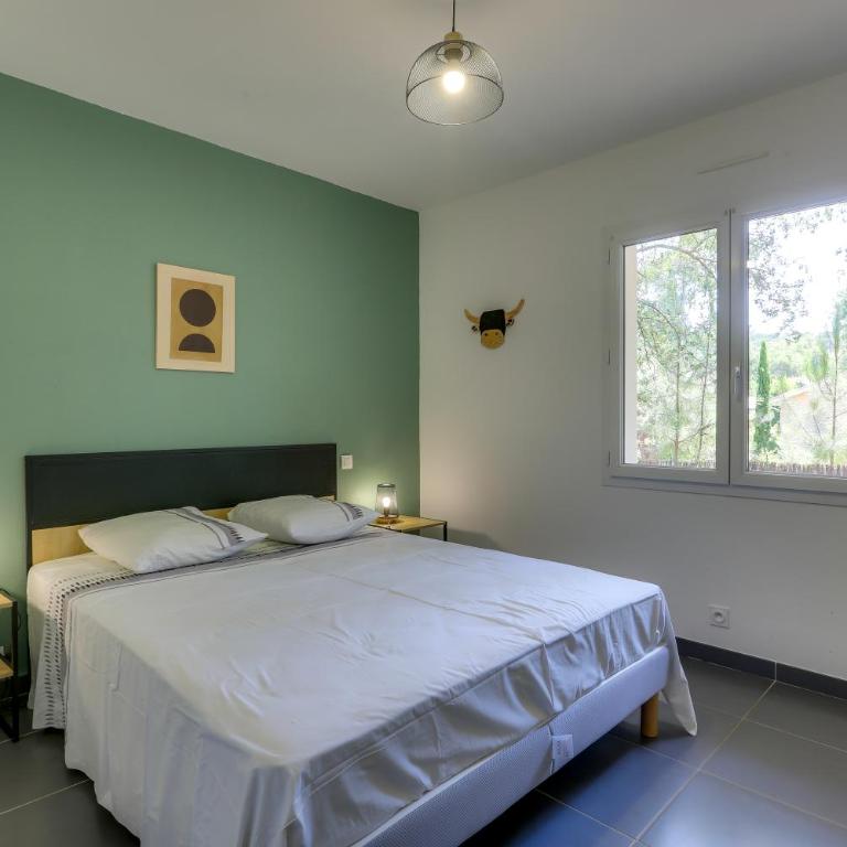 Maison 6 personnes climatisée, Jaccuzzi, à 5 m des plages et du port - Villa 3 Chambres - 12