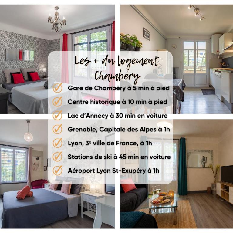 Les Clés Savoyardes - Gare Chambéry à 5 min - Apartamento de 2 dormitorios - 2
