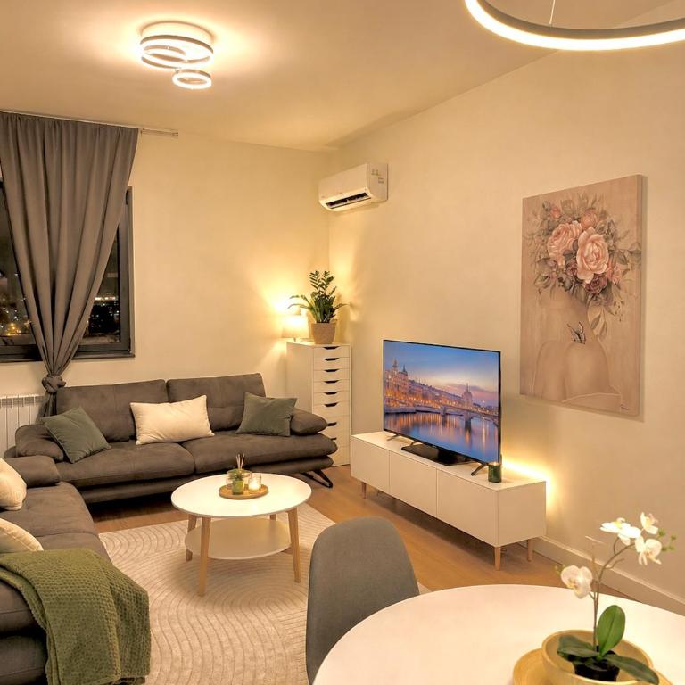 Beograd na vodi-Belgrade Waterfront - Appartement 2 Chambres de Luxe avec Vue sur le Jardin - 38