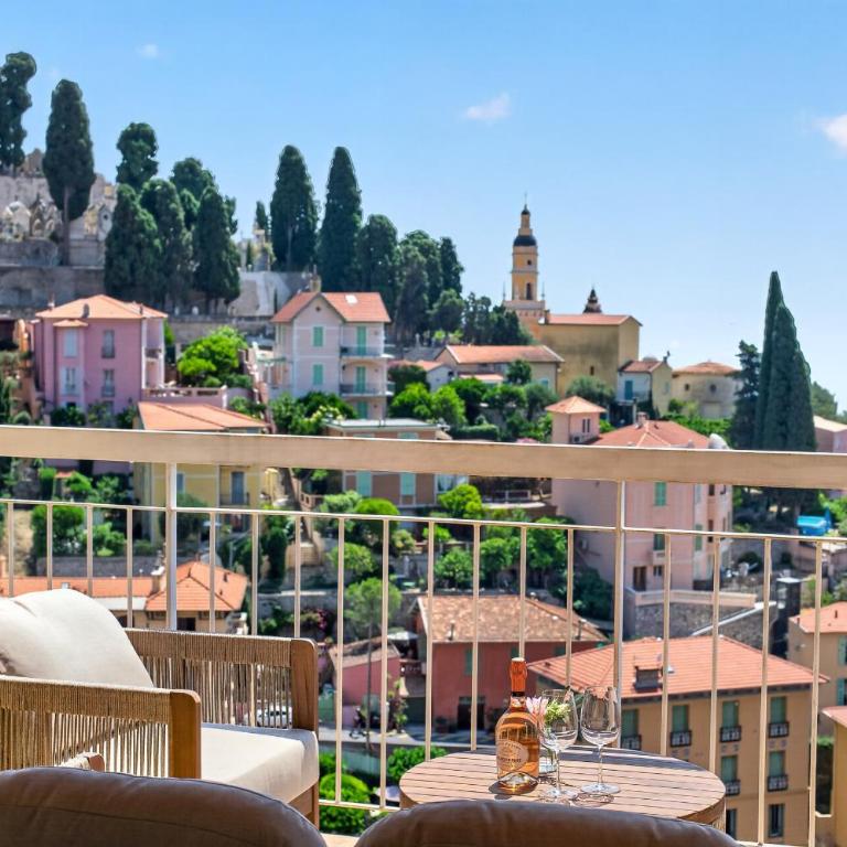 Terrasse vue mer exceptionnelle calme et confort - Apartment mit 2 Schlafzimmern - 18
