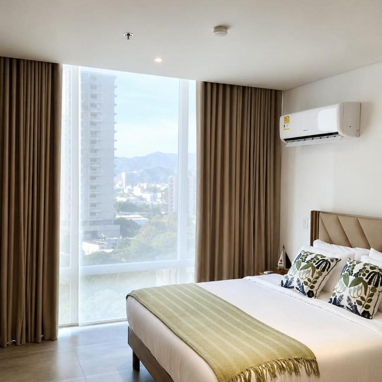 Apartaestudio Santa Marta Cubic Escape WJ Tower - One-Bedroom Apartment with Ocean View - 2