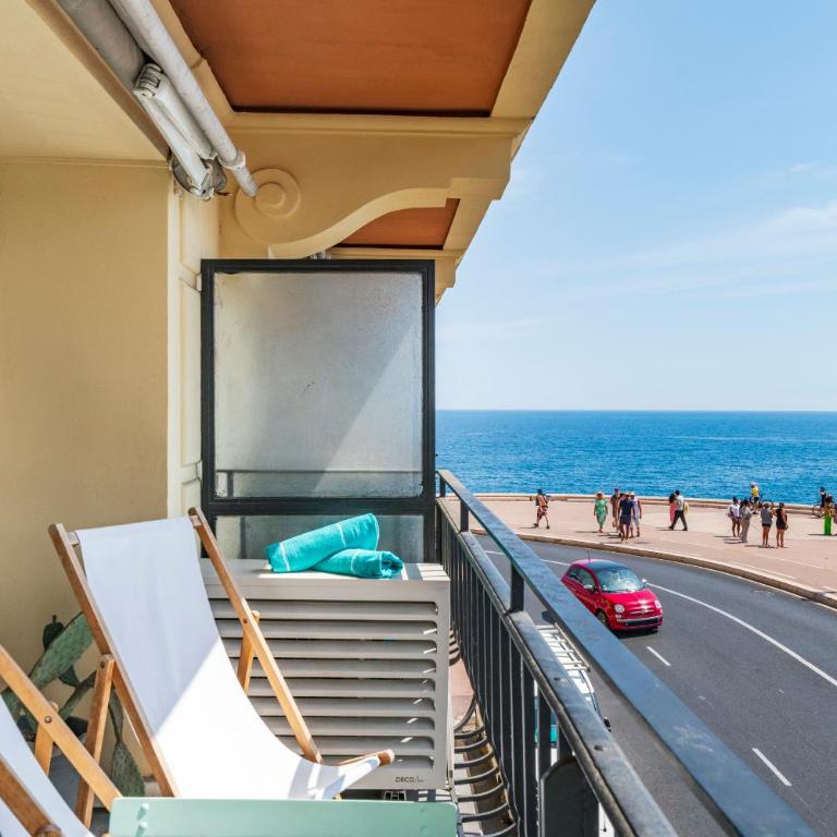 Nice Promenade, Best View on bay, sunny terrace, 4 guests, 2 bedrooms AC - Appartement 2 Chambres avec vue sur la baie - 2