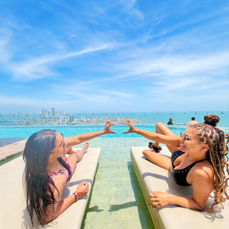 Brand NEW! Ocean front,City 360Views 26FL,FREE Airport pick up by IMZ - Two-Bedroom Apartment - 53