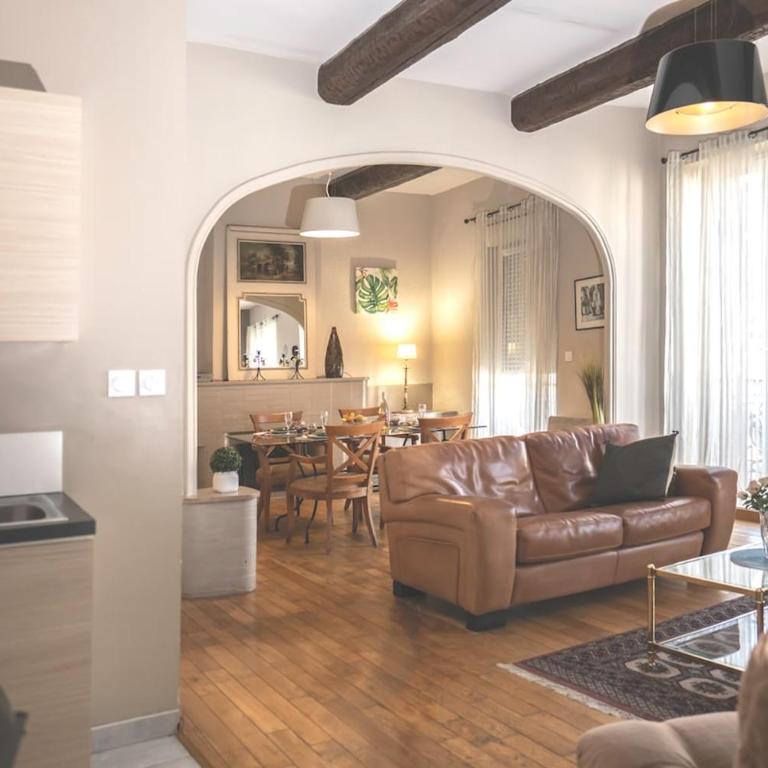"Air d'Antan"-Meublé de Tourisme 3 étoiles -Résidence "Les Logis de Béziers"-Garage optionnel-Cœur de ville-Plages à 16km ! - Appartement - 21