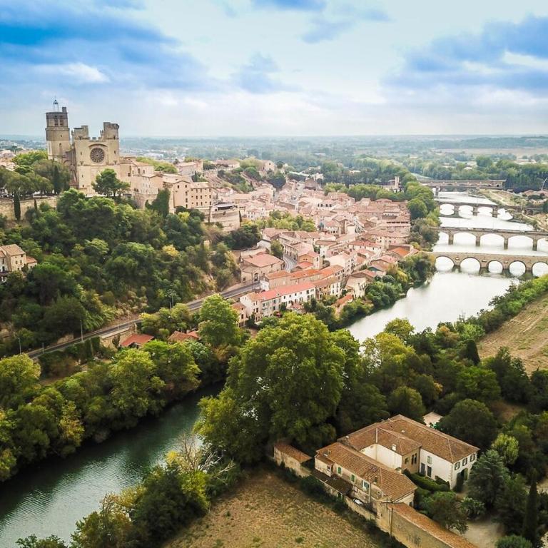"Air d'Antan"-Meublé de Tourisme 3 étoiles -Résidence "Les Logis de Béziers"-Garage optionnel-Cœur de ville-Plages à 16km ! - Appartement - 37