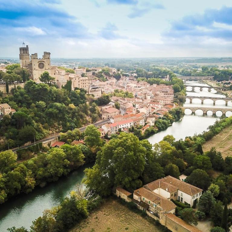 "Côté Cour"-Meublé de Tourisme 3 étoiles -Résidence "Les Logis de Béziers"-Garage optionnel-Cœur de ville-Plages à 16km ! - Appartement - 39