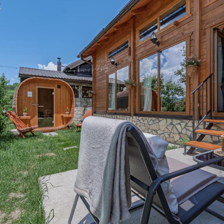Monte Chalet Kolašin brvnara sa saunom - Vila sa Pogledom na Vrt - 1