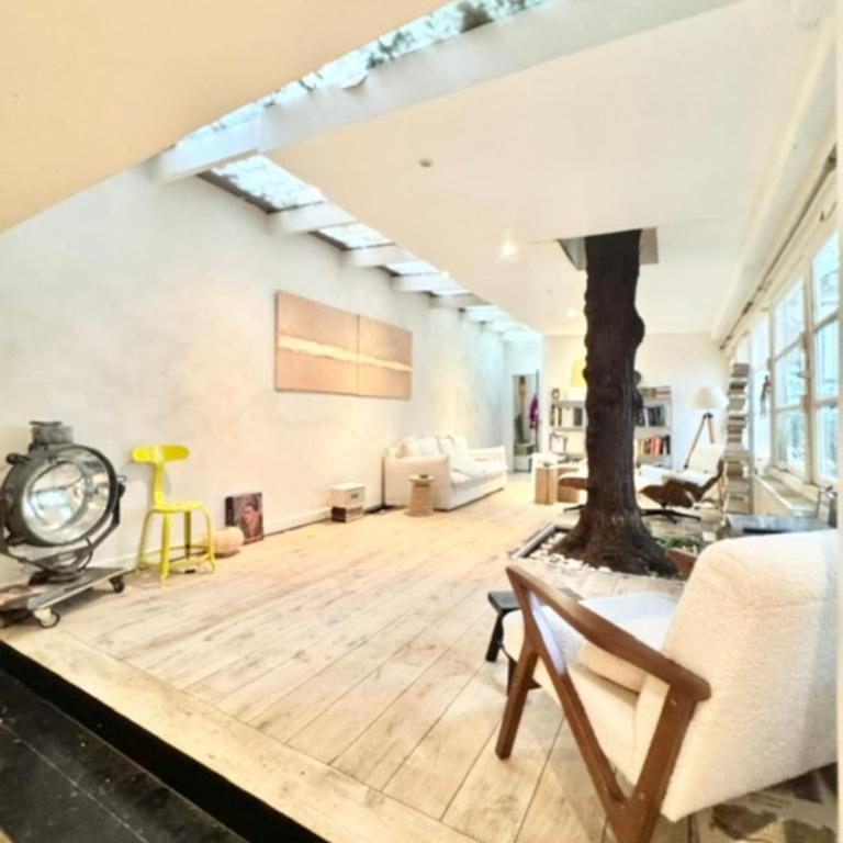 Maison loft de 100 m avec jardin à Paris - Maison de Vacances - 14