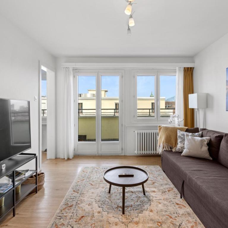 AirHosted - Lucerne City Centre - Apartment mit 2 Schlafzimmern - 55