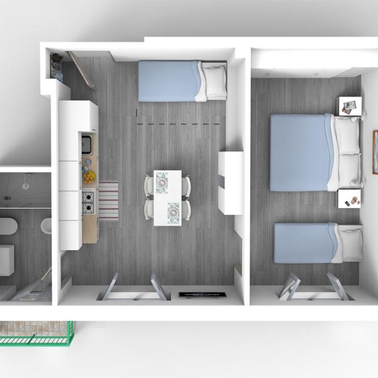 Glicini 2 - Comfort Apartments - Appartamento con 1 Camera da Letto - 2