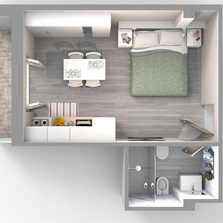 Glicini 2 - Comfort Apartments - Monolocale con Balcone - 1