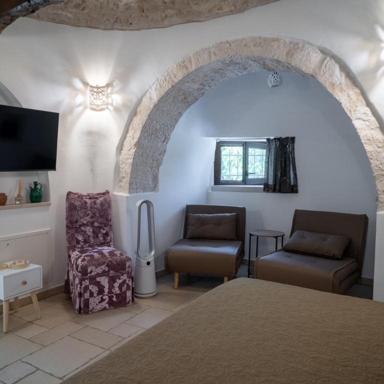 I Trulli di Anna - Camera Matrimoniale con Bagno Privato - 16
