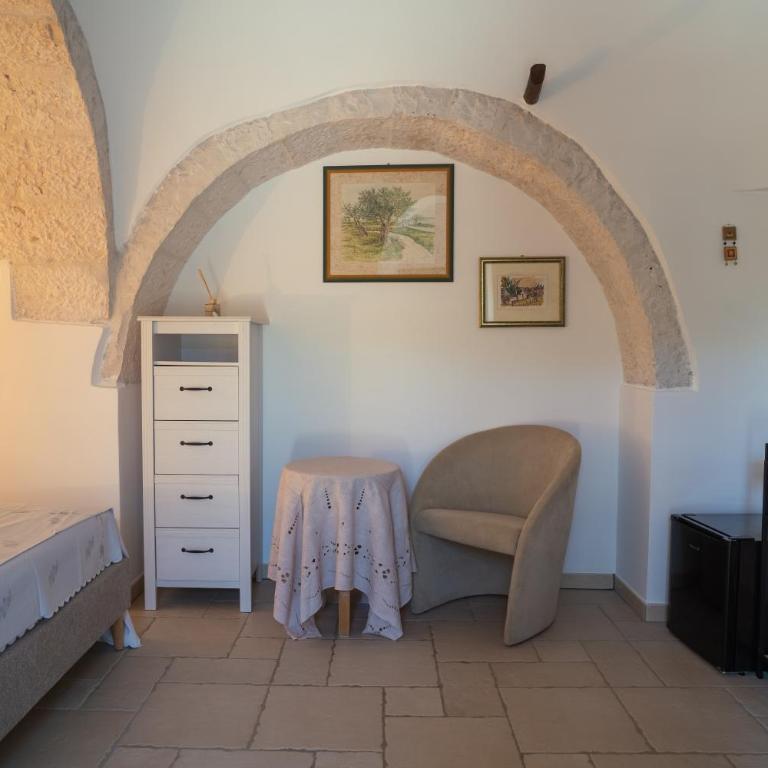 I Trulli di Anna - Camera Matrimoniale con Bagno Privato - 11