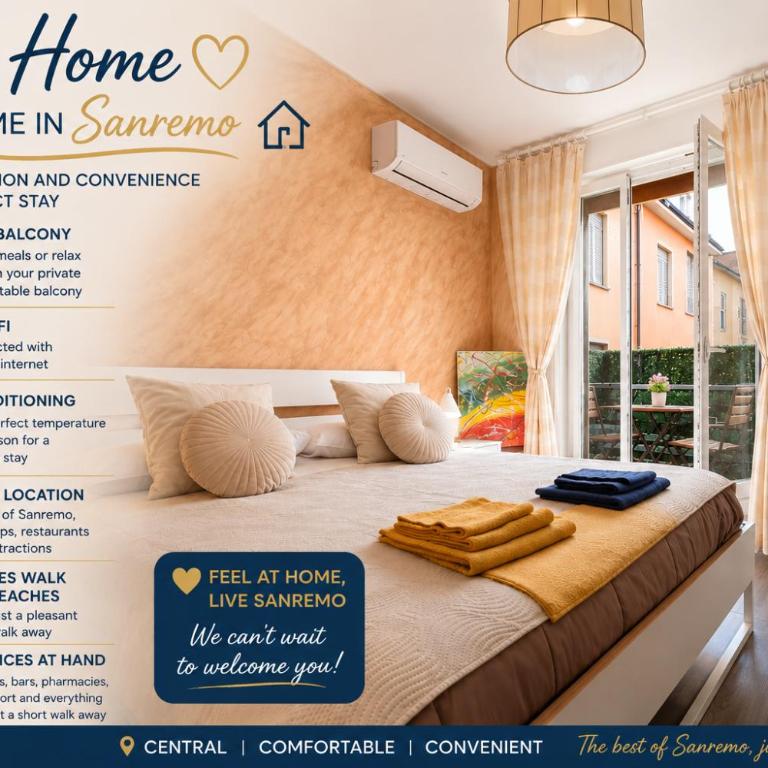 L&R - Affittasi Licia Home, appartamento con aria condizionata e Wi-Fi centralissimo a pochissima distanza da Ariston, Casinò e dal mare - Appartamento con 1 Camera da Letto - 1