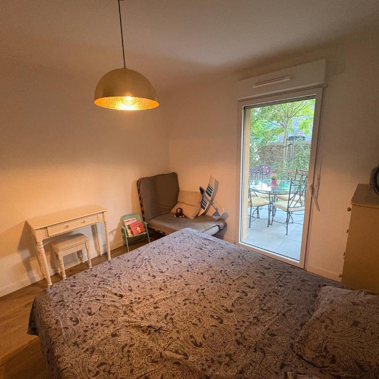 Appartement dans résidence sécurisée avec piscine de résidence - Appartement 1 Chambre de Luxe - Vue sur Jardin - 8