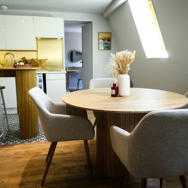 Le Voyageur Dijonnais-T2-Hyper centre-Clim-Wifi - Appartement - 6