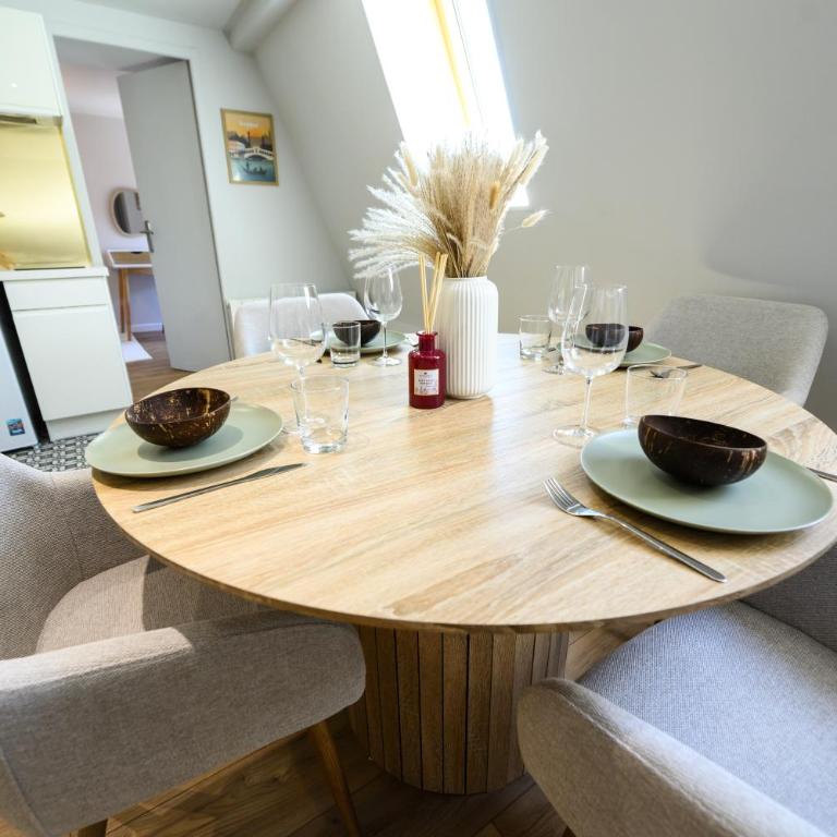 Le Voyageur Dijonnais-T2-Hyper centre-Clim-Wifi - Appartement - 21