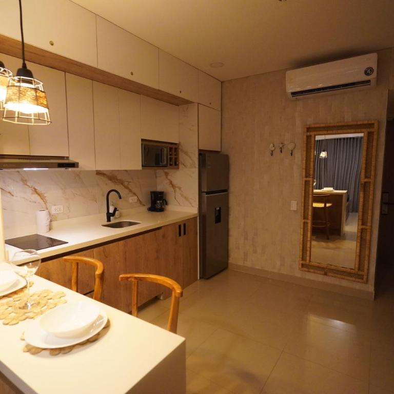 HERMOSO APARTAMENTO DE LUJO CON VISTA AL MAR EN EL Edificio Cartagena Beach Resort CB1024 - Apartamento de 1 dormitorio - 8