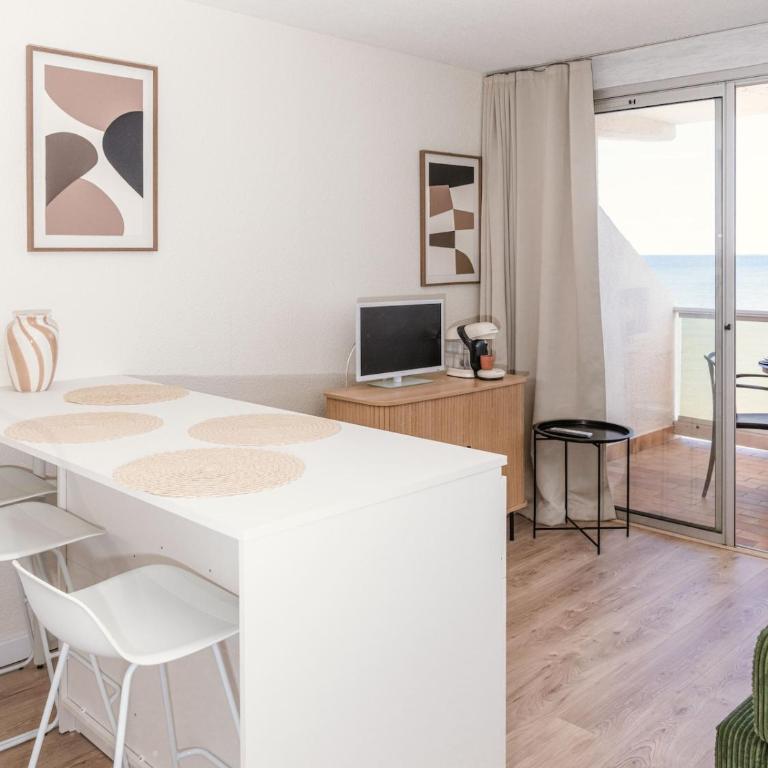 L'émerveillement Le Barcarès apartment with sea view - Two-Bedroom Apartment - 15