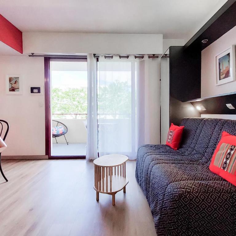 Studio Piscine Proche Plage - Apartment mit Balkon - 7