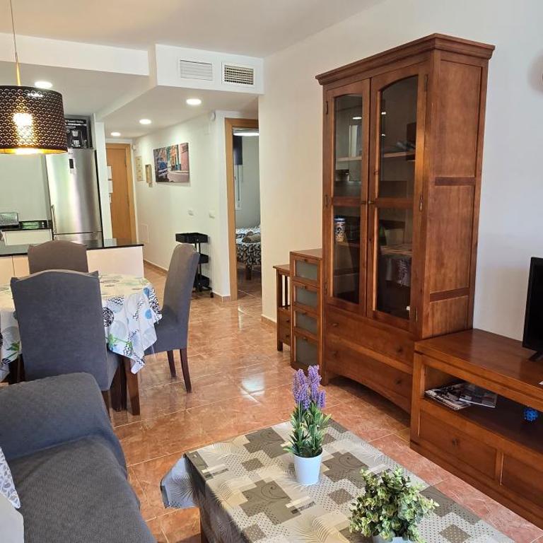 Apartamentos Paraíso Vera Playa, Ed Nuku Hiva, Bajo X con PISCINA PRIVADA y jardín privado a PIE de PLAYA , WIFI - Appartement 2 Chambres - 11