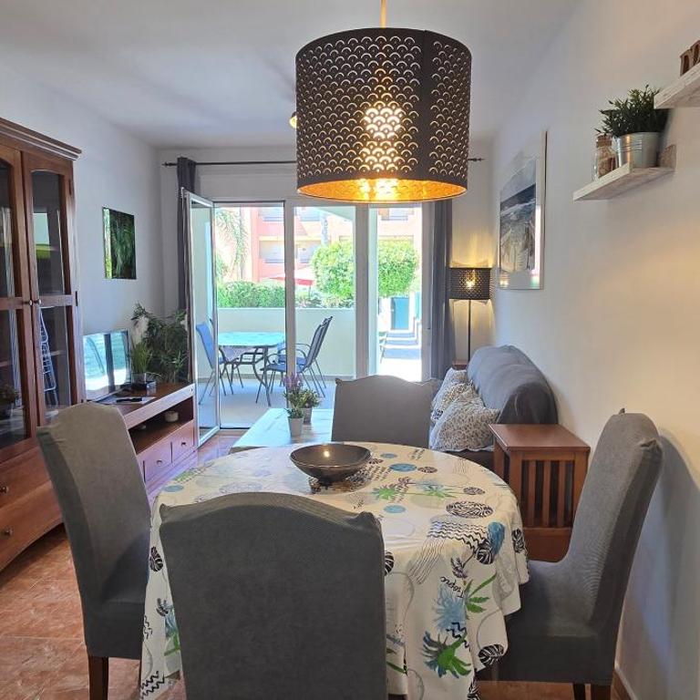 Apartamentos Paraíso Vera Playa, Ed Nuku Hiva, Bajo X con PISCINA PRIVADA y jardín privado a PIE de PLAYA , WIFI - Appartement 2 Chambres - 13