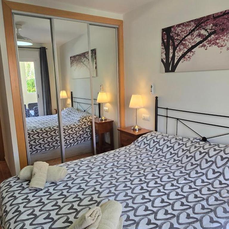 Apartamentos Paraíso Vera Playa, Ed Nuku Hiva, Bajo X con PISCINA PRIVADA y jardín privado a PIE de PLAYA , WIFI - Appartement 2 Chambres - 16