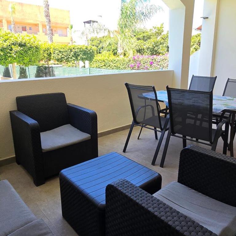 Apartamentos Paraíso Vera Playa, Ed Nuku Hiva, Bajo X con PISCINA PRIVADA y jardín privado a PIE de PLAYA , WIFI - Appartement 2 Chambres - 10