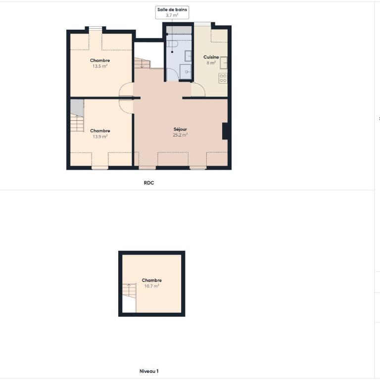 Plage à 50 m - Charmant appart 4 pers - Apartment - 15