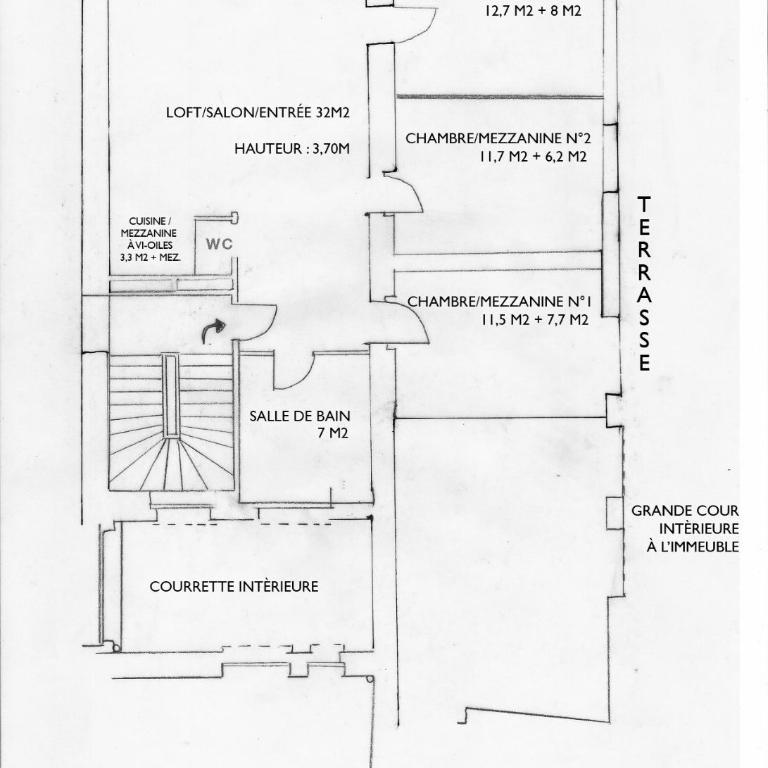 Grand appartement Saint Malo Intra Muros - Appartement 1 Chambre - 6