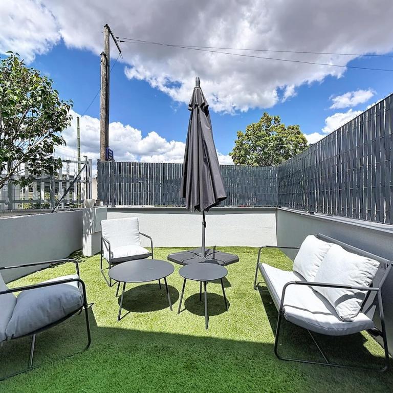 Duplex Climatisé avec Terrasse & Parking Gratuit A - Appartement 1 Chambre - 7
