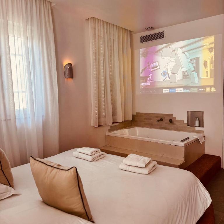 Maison LYO logement Luxe - Suite Deluxe avec Lit King-Size - 1