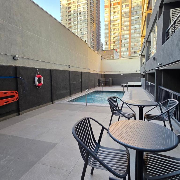 Oceana Suites Cerro Santa Lucia - Apartment with View and Balcony - 12