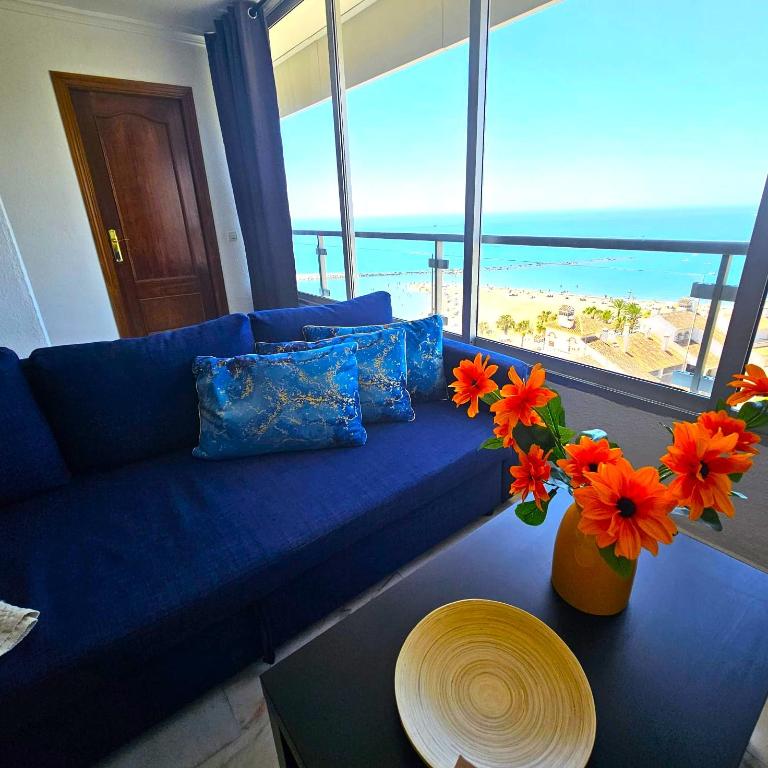 Apartamento en Benalmádena en la playa con piscina Frontal al mar - Apartment mit 2 Schlafzimmern - 13