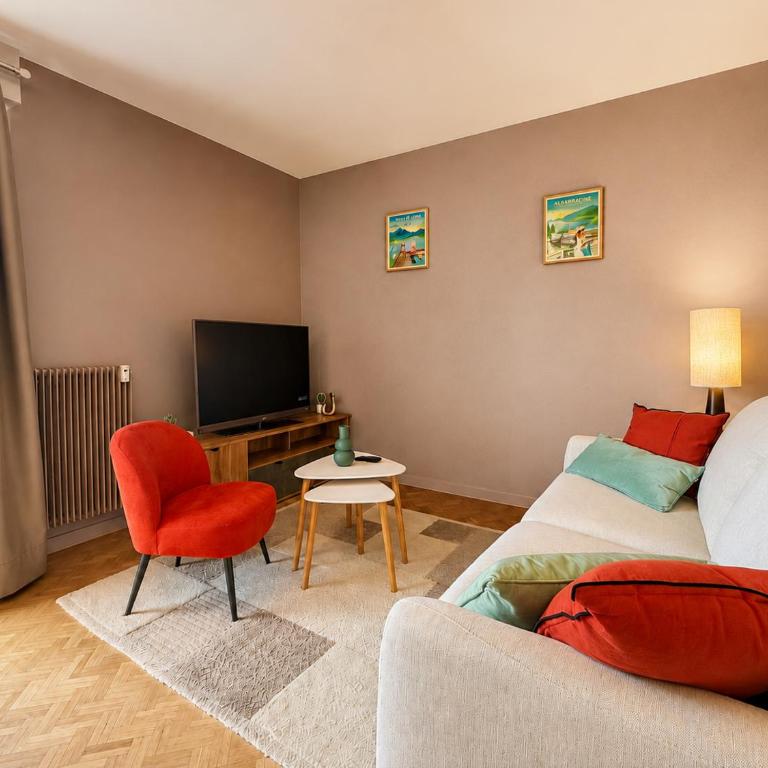 Grand T3 - Balcon vue montagne - Centre Aix - Apartment mit 2 Schlafzimmern und Balkon - 12